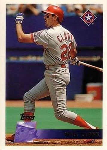 #299 Will Clark - Texas Rangers - 1996 Topps Baseball