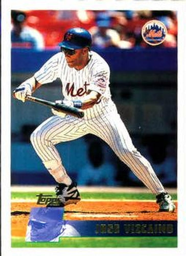 #307 Jose Vizcaino - New York Mets - 1996 Topps Baseball