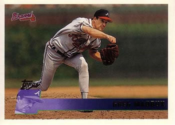 #318 Greg Maddux - Atlanta Braves - 1996 Topps Baseball