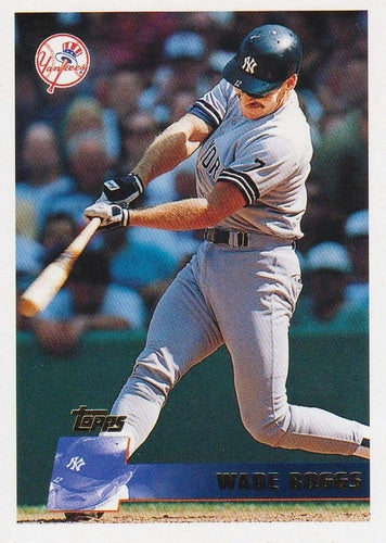 #323 Wade Boggs - New York Yankees - 1996 Topps Baseball