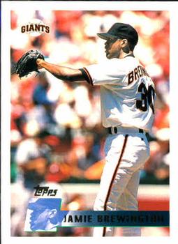 #331 Jamie Brewington - San Francisco Giants - 1996 Topps Baseball