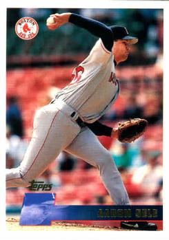 #332 Aaron Sele - Boston Red Sox - 1996 Topps Baseball