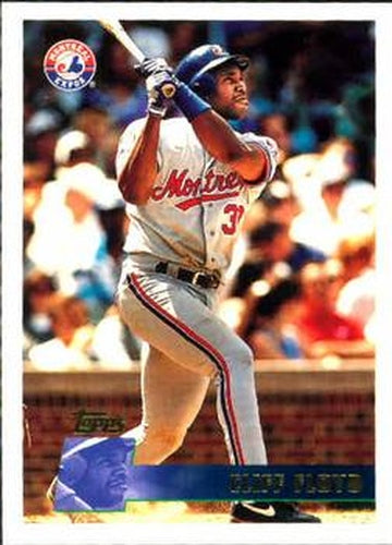 #334 Cliff Floyd - Montreal Expos - 1996 Topps Baseball