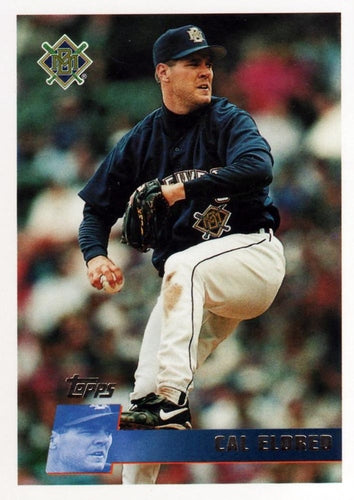 #335 Cal Eldred - Milwaukee Brewers - 1996 Topps Baseball