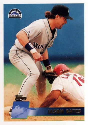 #336 Jason Bates - Colorado Rockies - 1996 Topps Baseball