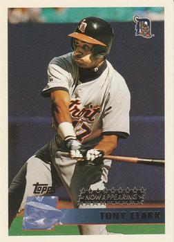 #337 Tony Clark - Detroit Tigers - 1996 Topps Baseball