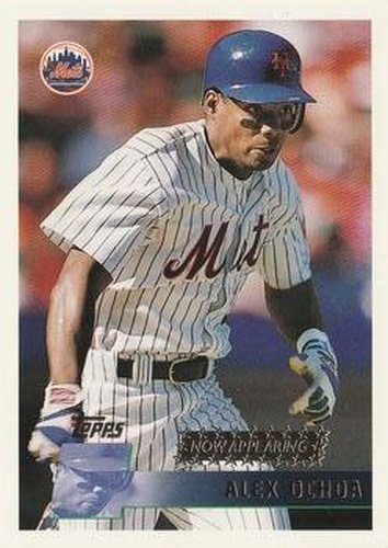 #339 Alex Ochoa - New York Mets - 1996 Topps Baseball