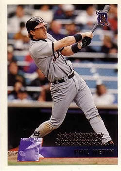 #348 Phil Nevin - Detroit Tigers - 1996 Topps Baseball