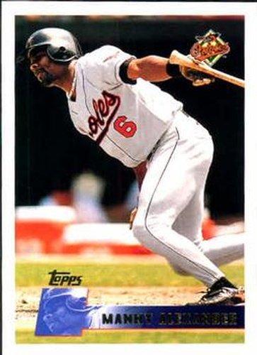 #34 Manny Alexander - Baltimore Orioles - 1996 Topps Baseball