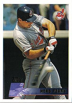 #355 Herb Perry - Cleveland Indians - 1996 Topps Baseball