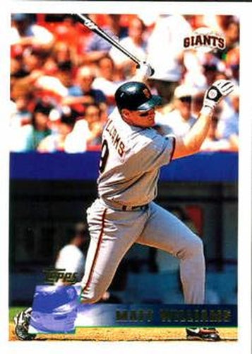 #360 Matt Williams - San Francisco Giants - 1996 Topps Baseball