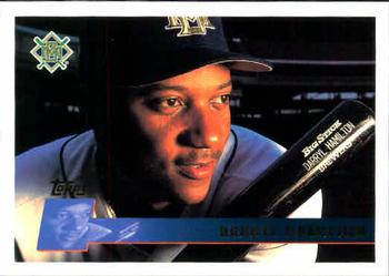 #365 Darryl Hamilton - Milwaukee Brewers - 1996 Topps Baseball