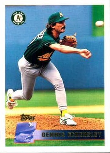 #368 Dennis Eckersley - Oakland Athletics - 1996 Topps Baseball