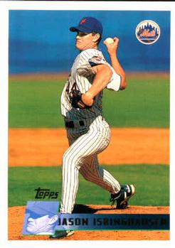#369 Jason Isringhausen - New York Mets - 1996 Topps Baseball