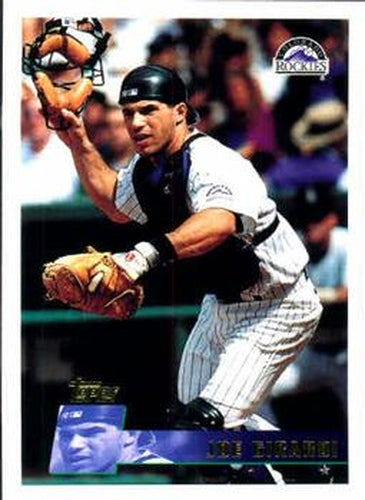 #36 Joe Girardi - Colorado Rockies - 1996 Topps Baseball