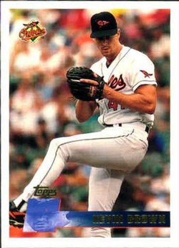 #376 Kevin Brown - Baltimore Orioles - 1996 Topps Baseball