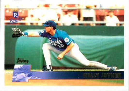 #386 Wally Joyner - Kansas City Royals - 1996 Topps Baseball