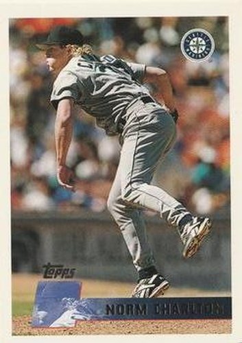 #392 Norm Charlton - Seattle Mariners - 1996 Topps Baseball