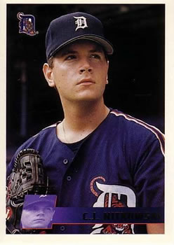 #398 C.J. Nitkowski - Detroit Tigers - 1996 Topps Baseball