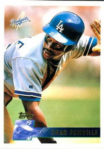#402 Chad Fonville - Los Angeles Dodgers - 1996 Topps Baseball