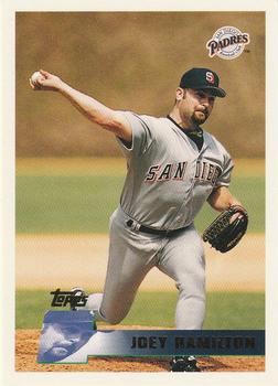 #403 Joey Hamilton - San Diego Padres - 1996 Topps Baseball