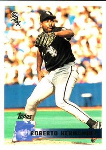 #405 Roberto Hernandez - Chicago White Sox - 1996 Topps Baseball