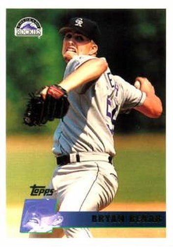 #416 Bryan Rekar - Colorado Rockies - 1996 Topps Baseball