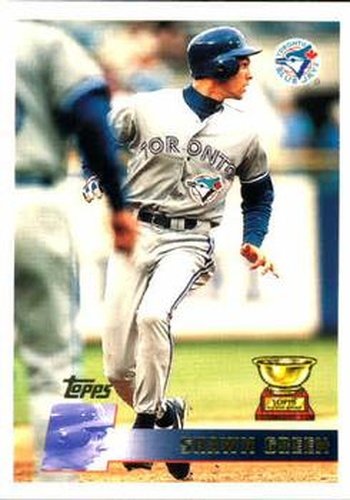 #417 Shawn Green - Toronto Blue Jays - 1996 Topps Baseball