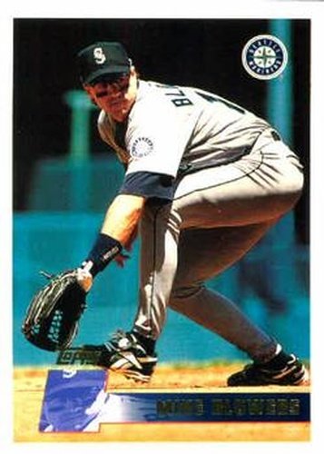 #419 Mike Blowers - Seattle Mariners - 1996 Topps Baseball