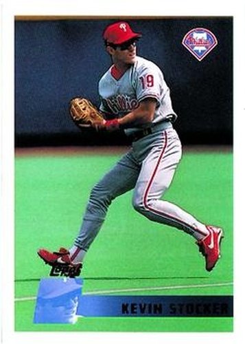 #44 Kevin Stocker - Philadelphia Phillies - 1996 Topps Baseball