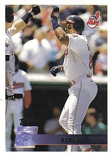 #45 Albert Belle - Cleveland Indians - 1996 Topps Baseball