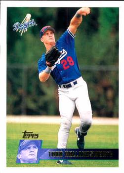 #48 Todd Hollandsworth - Los Angeles Dodgers - 1996 Topps Baseball