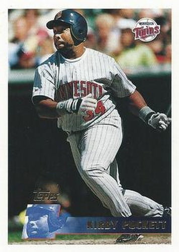 #50 Kirby Puckett - Minnesota Twins - 1996 Topps Baseball