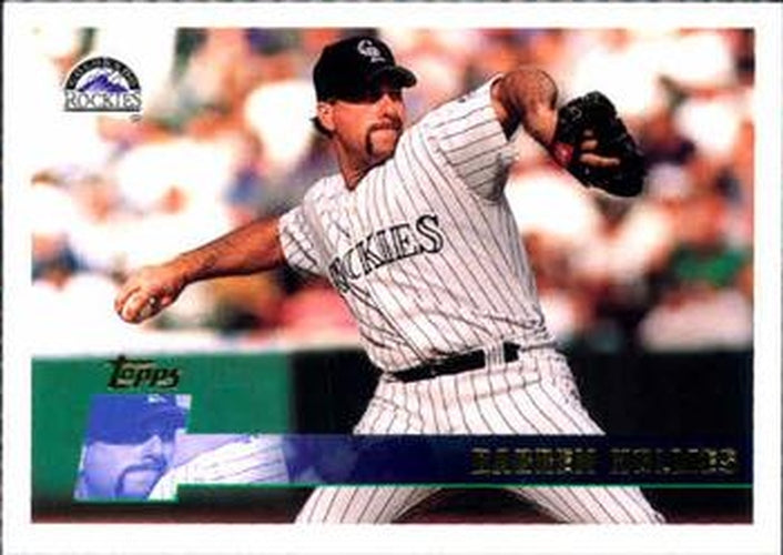 #51 Darren Holmes - Colorado Rockies - 1996 Topps Baseball