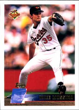 #65 Mike Mussina - Baltimore Orioles - 1996 Topps Baseball