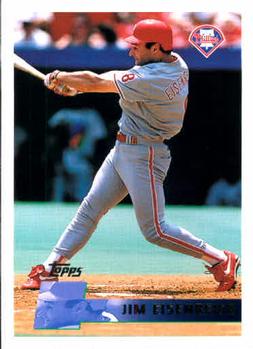 #66 Jim Eisenreich - Philadelphia Phillies - 1996 Topps Baseball