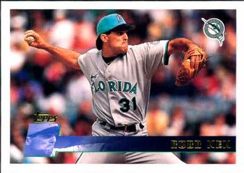 #69 Robb Nen - Florida Marlins - 1996 Topps Baseball