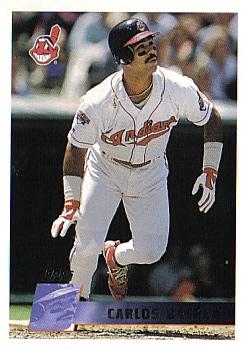 #75 Carlos Baerga - Cleveland Indians - 1996 Topps Baseball