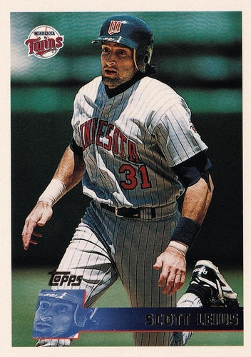#78 Scott Leius - Minnesota Twins - 1996 Topps Baseball
