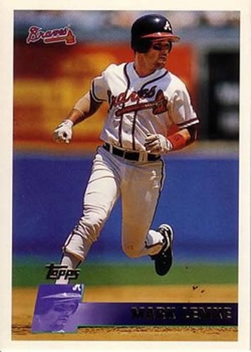 #83 Mark Lemke - Atlanta Braves - 1996 Topps Baseball