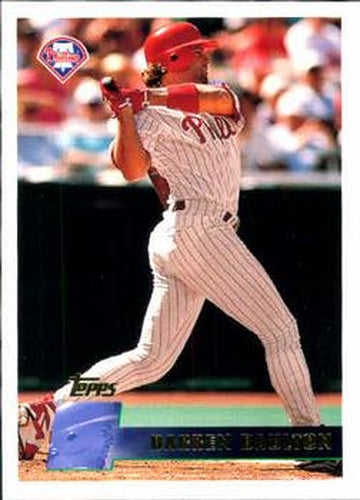 #85 Darren Daulton - Philadelphia Phillies - 1996 Topps Baseball