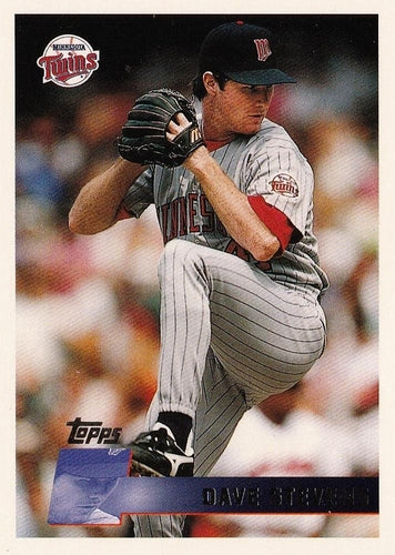 #88 Dave Stevens - Minnesota Twins - 1996 Topps Baseball