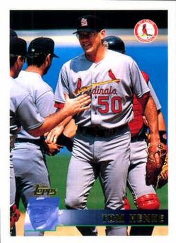 #90 Tom Henke - St. Louis Cardinals - 1996 Topps Baseball