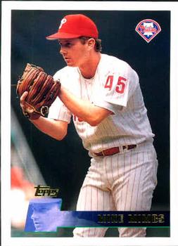 #97 Mike Mimbs - Philadelphia Phillies - 1996 Topps Baseball