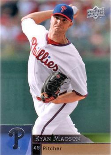 #803 Ryan Madson - Philadelphia Phillies - 2009 Upper Deck Baseball