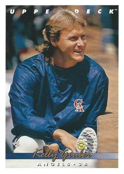 #807 Kelly Gruber - California Angels - 1993 Upper Deck Baseball