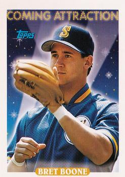#808 Bret Boone - Seattle Mariners - 1993 Topps Baseball