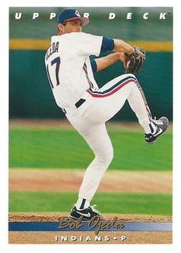 #808 Bob Ojeda - Cleveland Indians - 1993 Upper Deck Baseball