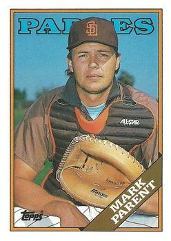 #80T Mark Parent - San Diego Padres - 1988 Topps Traded Baseball