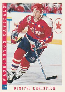#80 Dmitri Khristich - Washington Capitals - 1993-94 Score Canadian Hockey